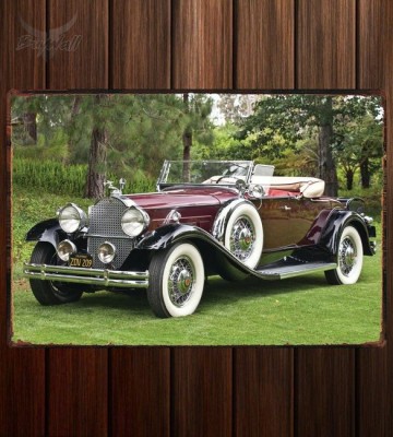 Металлическая табличка Packard Deluxe Eight Model 840 Roadster (472)